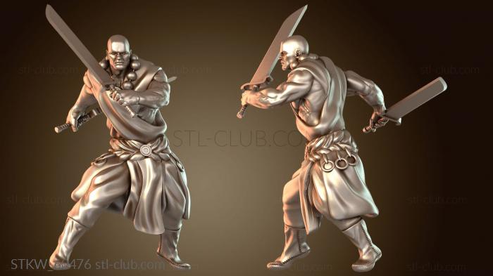 Military Мечи персонажа-монаха