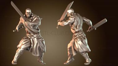 3D модель Мечи персонажа-монаха (STL)