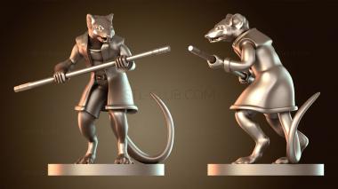 3D модель Монах-мастер крысолюдов (STL)