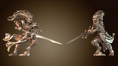 3D модель Монстры Смертные Враги Псионически Связанные А (STL)