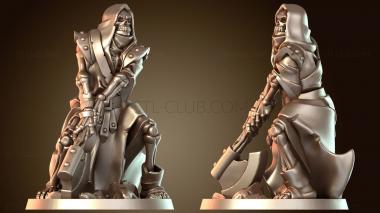 3D модель Топор скелета монстров (STL)