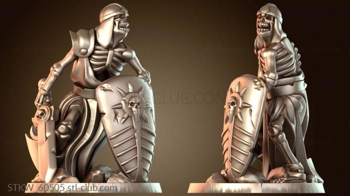 Military Монстры скелет меч щит