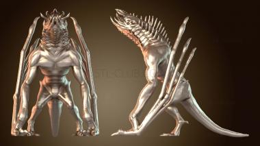 3D модель Лунный Дьявол злобный (STL)