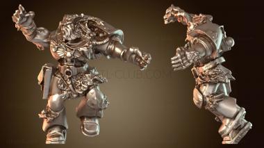 3D модель Лунные волки вульфены неукротимые (STL)