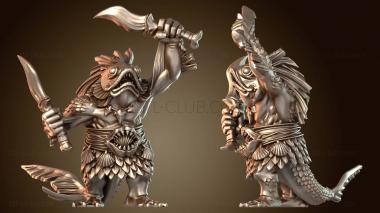 3D модель Смертельные враги Рыболюди Рыболюди (STL)