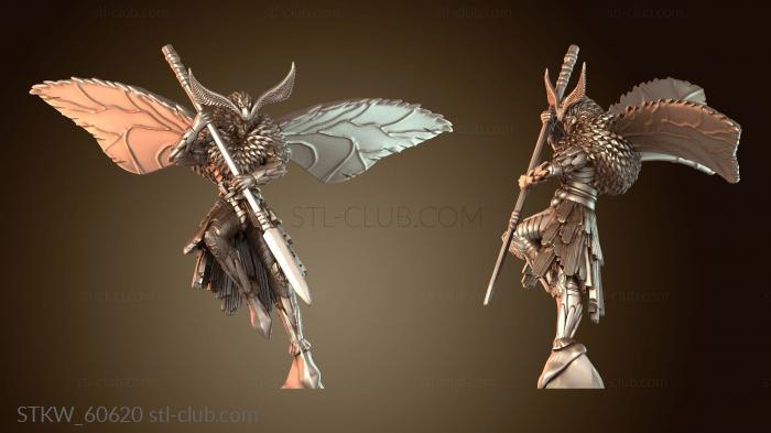 Military Атака воина-мотылька