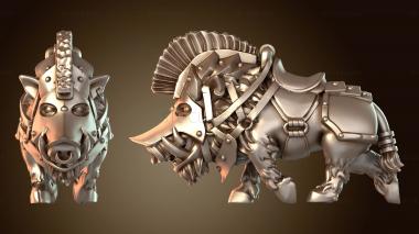 3D модель Конный карликовый кабан-джаггернаут (STL)