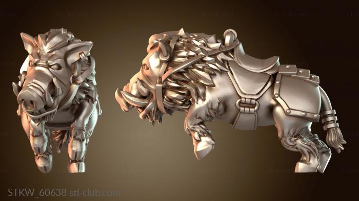 Military Конный карликовый кабан-фанатик