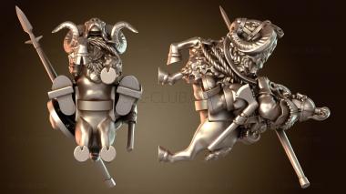 3D модель Ударник конного карликового козла (STL)