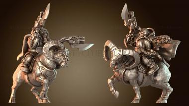 3D модель Конный воин фианна (STL)