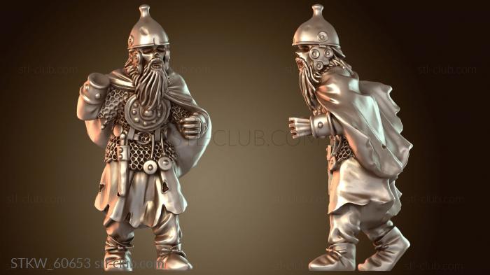 Military Конный страж очага в доспехах