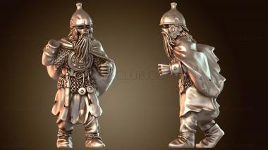 3D модель Конный страж очага в доспехах (STL)
