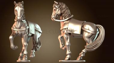 3D модель Конный страж очага стойкий (STL)