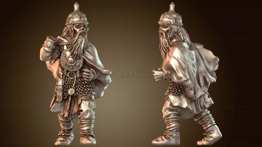 3D модель Конный страж очага в доспехах (STL)