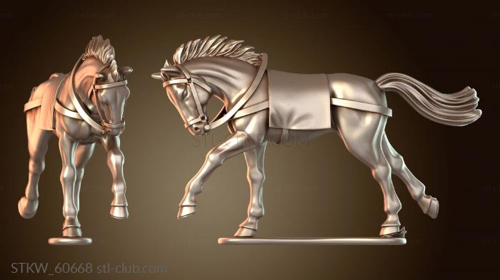 Military Свирепый конный страж очага