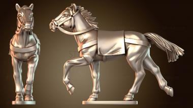 3D модель Конный страж очага закаленный (STL)