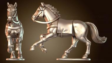 3D модель Могучий конный страж очага (STL)