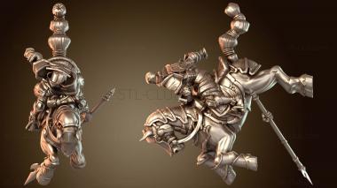 3D модель Конный воин (STL)