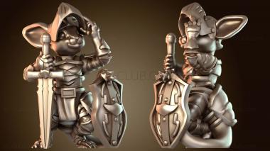 3D модель Мышиный рыцарь NM RP (STL)