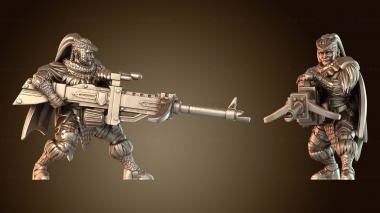 3D модель Современный охотник на монстров племени муакайтль (STL)