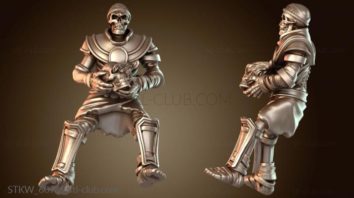 Military Мумифицированный череп. Экипаж катапульты готов.