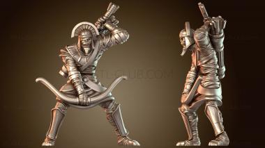 3D модель Мумия Лучник брутальный (STL)