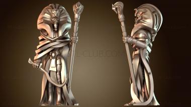 3D модель Мумия фараона фараона суверена (STL)