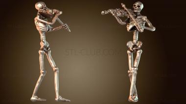 3D модель Музыкант Скелет (STL)