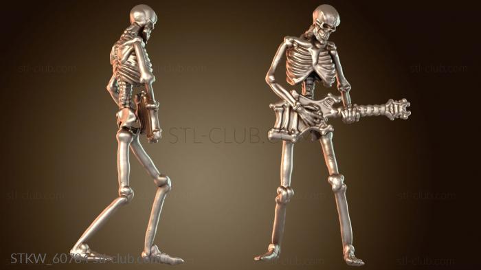 Military Музыкант Скелет-шут