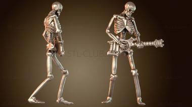 3D модель Музыкант Скелет-шут (STL)