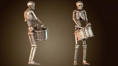 3D модель Музыкант Скелет громовой (STL)