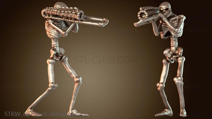 Military Музыкант Скелет Нежить