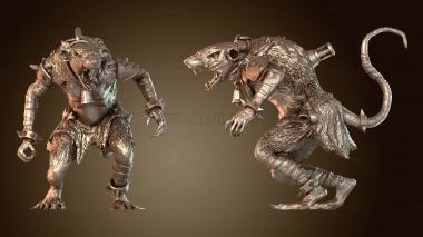 3D модель Мутантная крысиная кровь ревностная (STL)