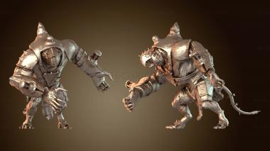 3D модель Мутант Крыса Кровосос экстремальный (STL)