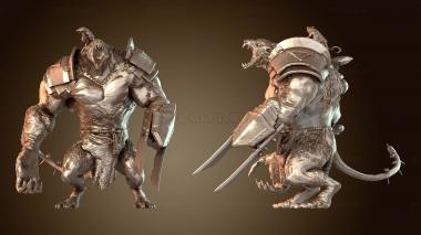 3D модель Мутантный крысиный кровавый отродье (STL)