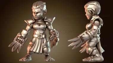 3D модель Halfling Assassin (STL)