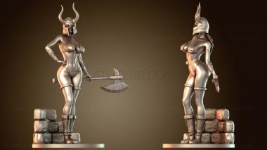 3D модель Топор девушки-варвара Mystic Flare (STL)