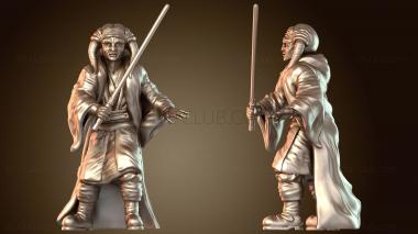 3D модель Мистический воин с рогами (STL)