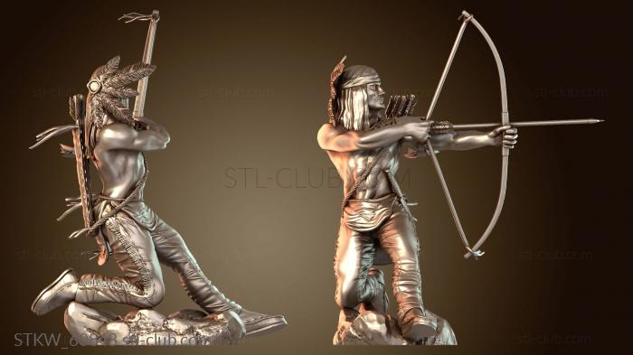 Military Индейская фигурка