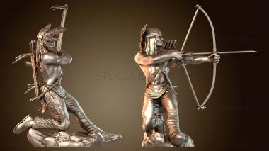3D модель Индейская фигурка (STL)