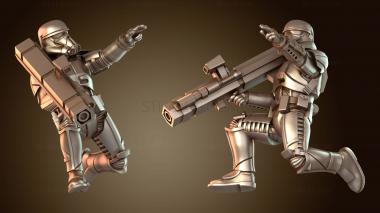 3D модель Тяжёлые усиленные некро-штурмовики (STL)