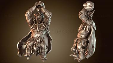 3D модель Герой-некромант (STL)