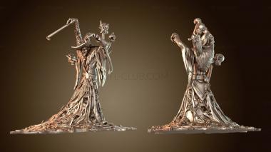 3D модель Некромонгус, мастер-некромант из мёртвых зверей (STL)