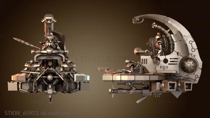 Урон от командной баржи катакомб некронов