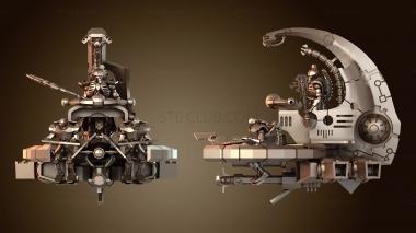 3D модель Урон от командной баржи катакомб некронов (STL)