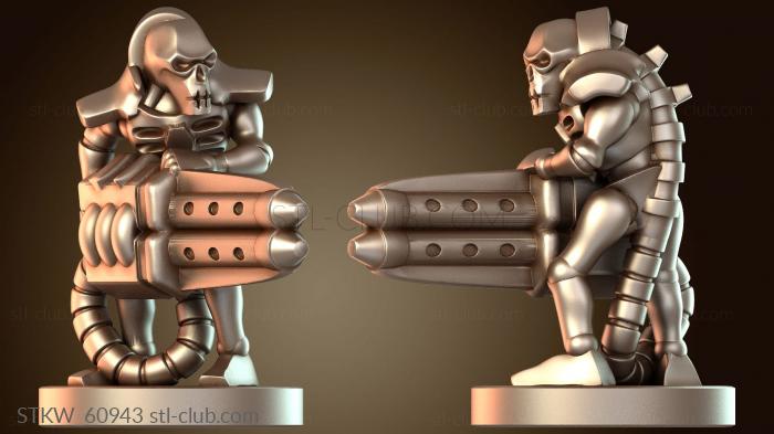 Military Тяжеловооружённый воин некронов