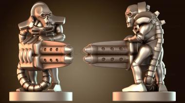 3D модель Тяжеловооружённый воин некронов (STL)