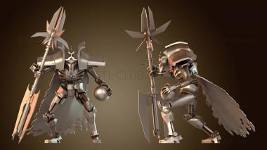 3D модель Некроны Прокси Рассвет Лорд Вирусы Смерти Легендарный (STL)