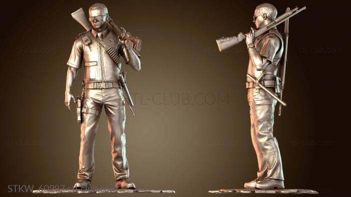 Military Николас Энджел из сериала «Типа крутые легавые Саймон»