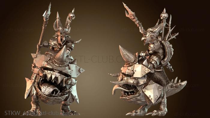 Military Ночная смена Гоббо Визор Гоблин Варбосс на Сквиге